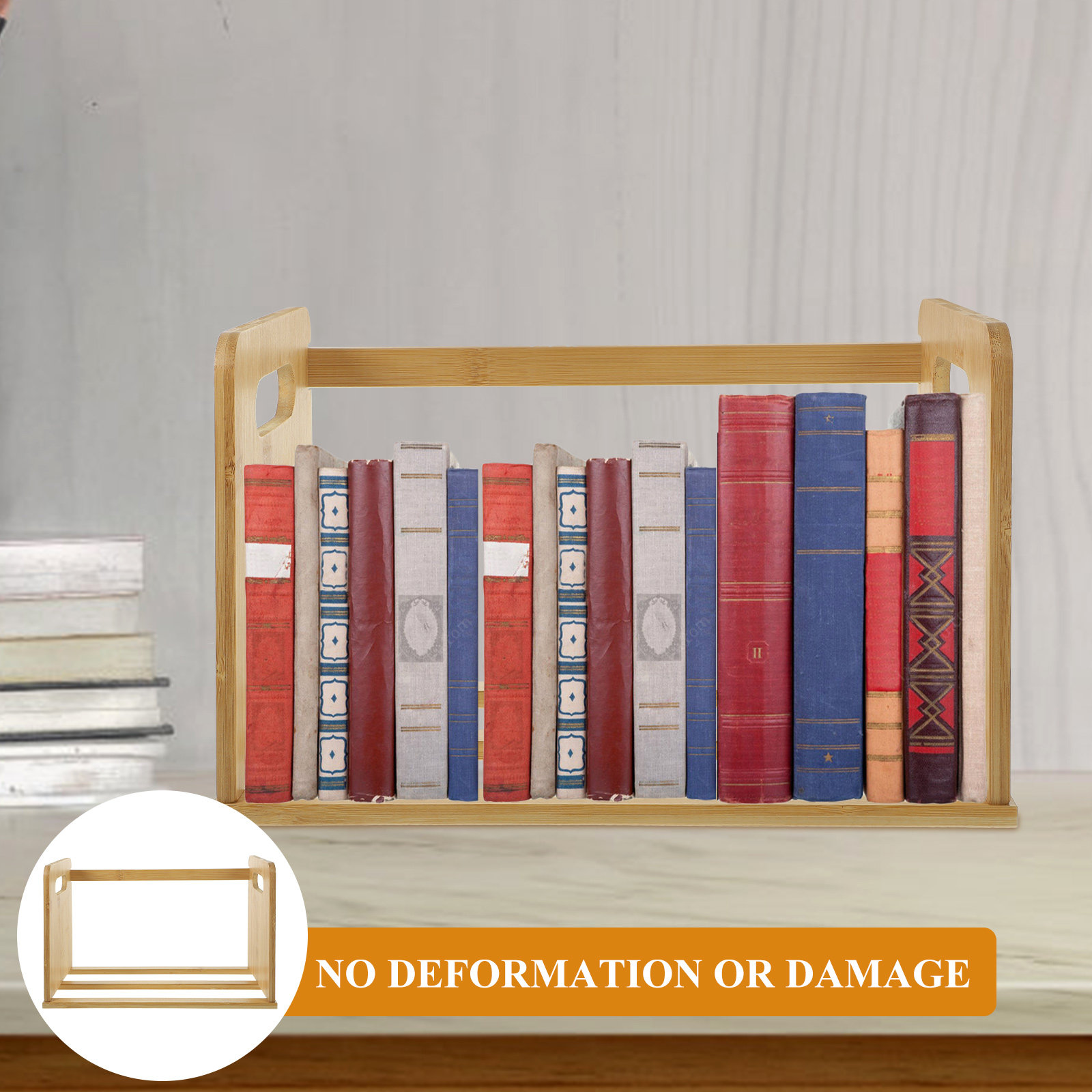 Bookshelf - Drewniana półka na książki do postawienia