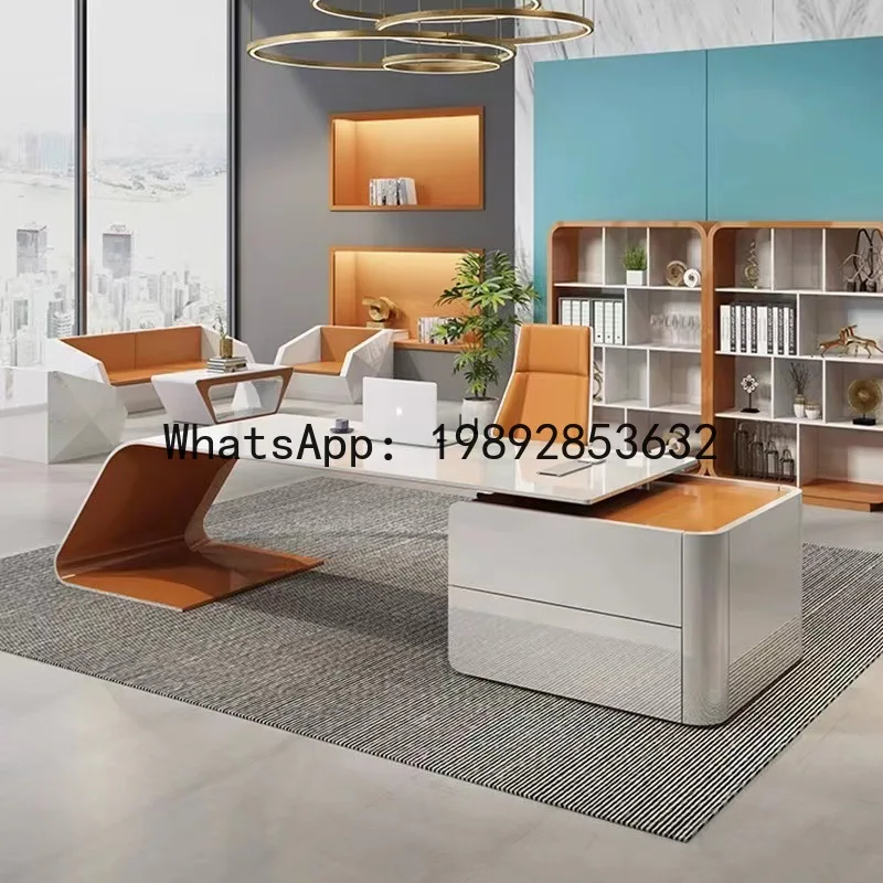 Office Chair - H5.15 biurko dyrektorskie - stylowe biurko