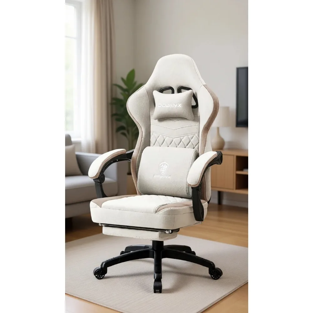 Office Chair Cushion - Krzesło do gier z oddychającą tkaniną,