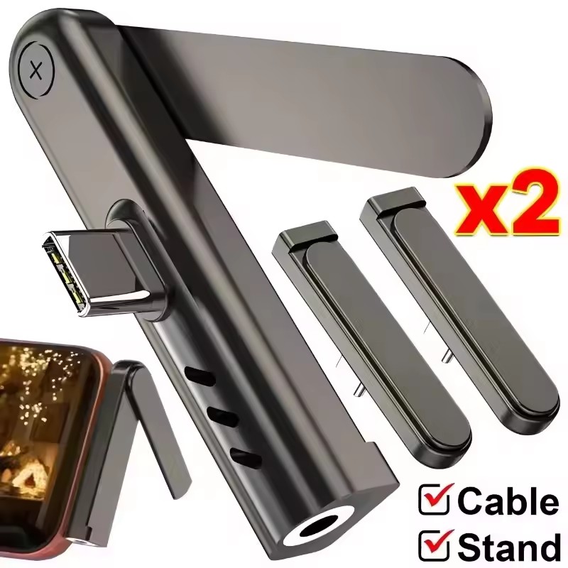 Standing Desk - 2/1 SZT. Przenośny Adapter USB-C na