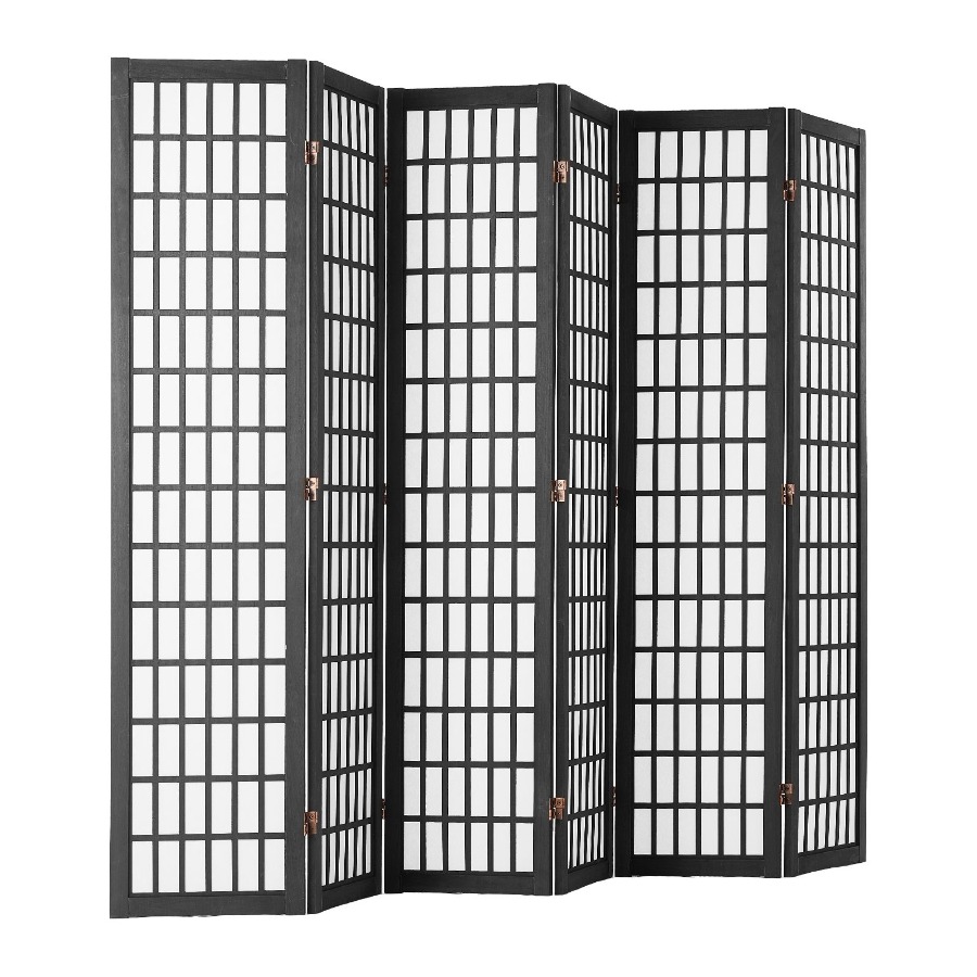 Partition Screen Divider - 6-częściowy japoński parawan pokojowy, składany ekran