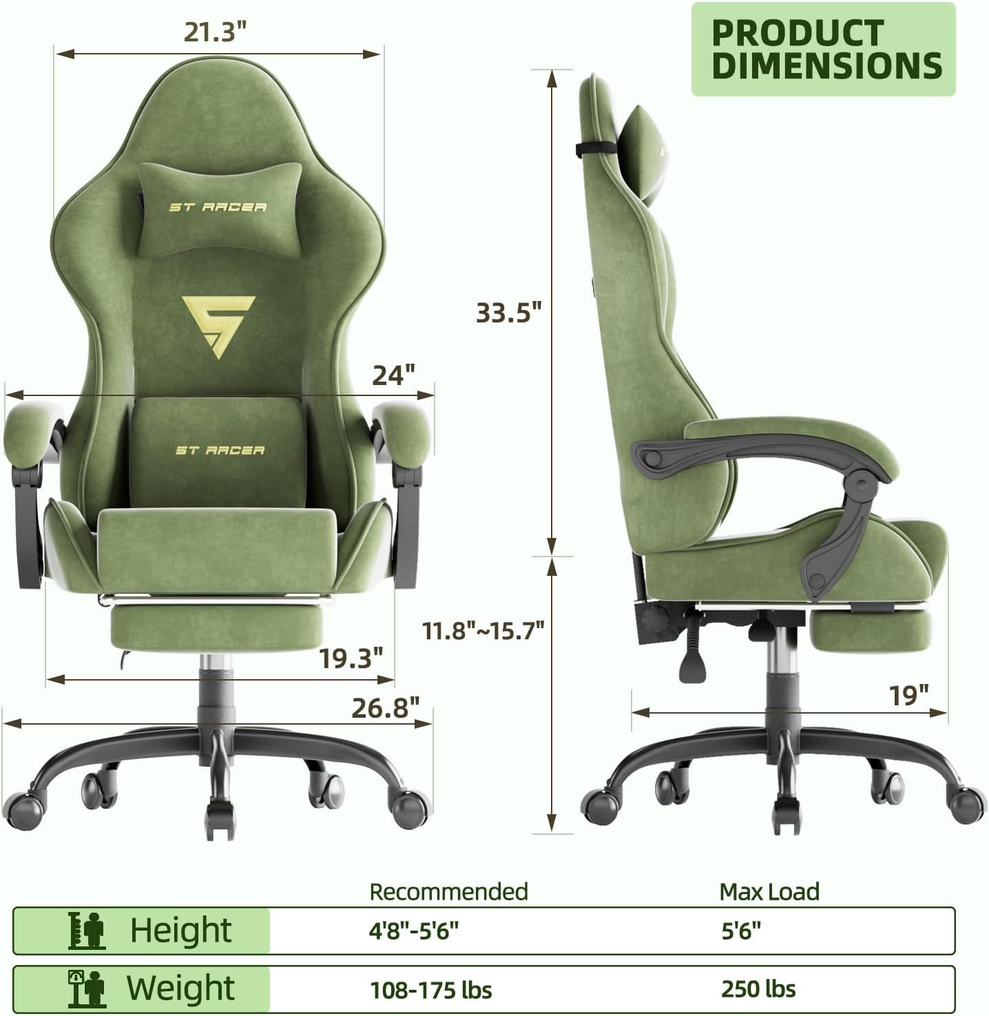 Krzesło do gier, model wyścigo – Office Chair Cushion recenzja i cena