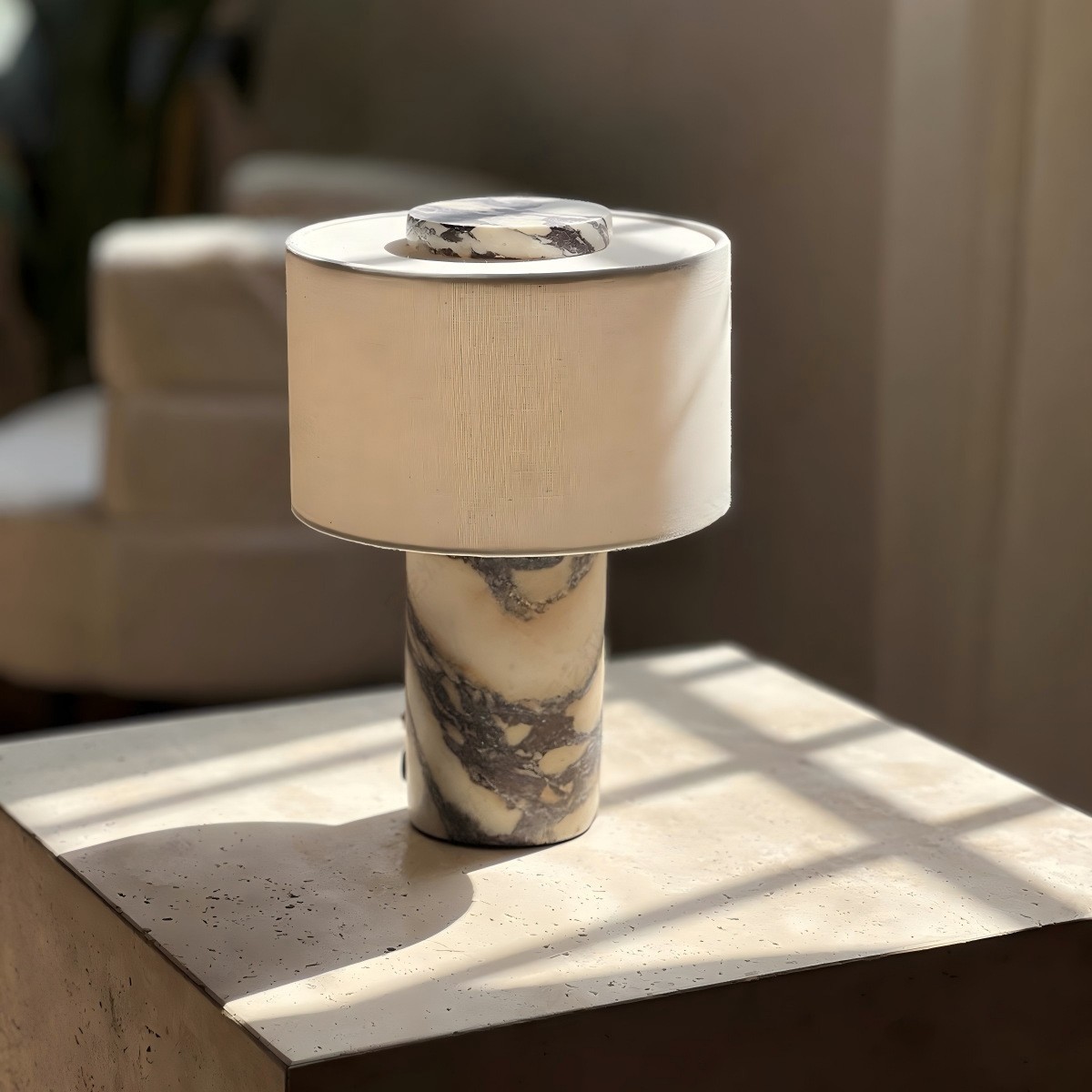 Marmurowa lampka nocna z funkc – Desk Lamp recenzja i cena