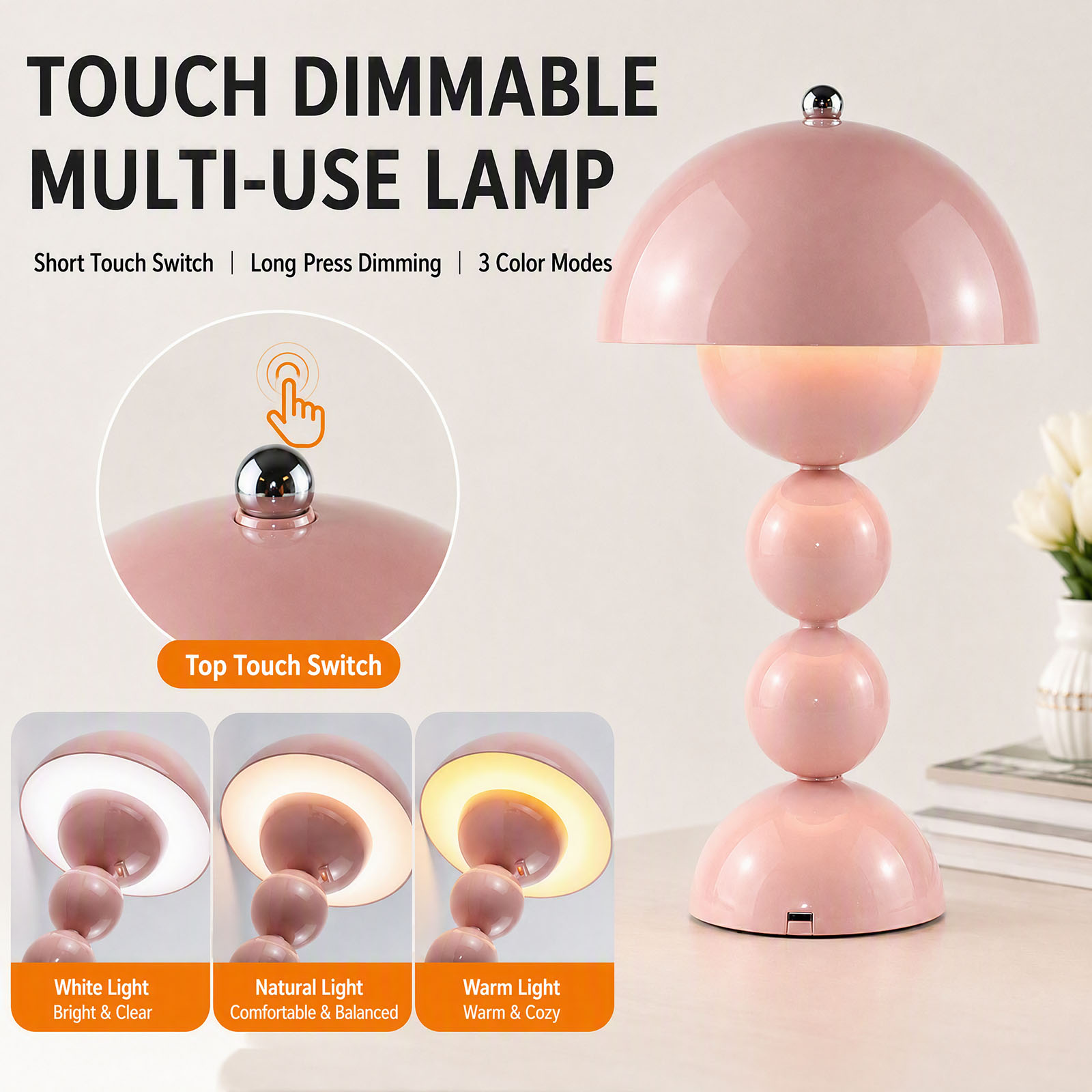 Lampa stołowa LED USB w kształ – Desk Lamp recenzja i cena