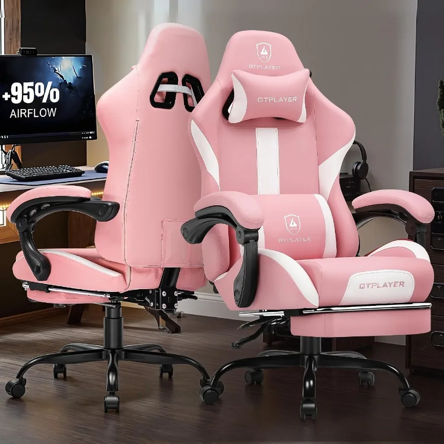 Krzesło do gier z podnóżkiem i – Office Chair Cushion recenzja i cena