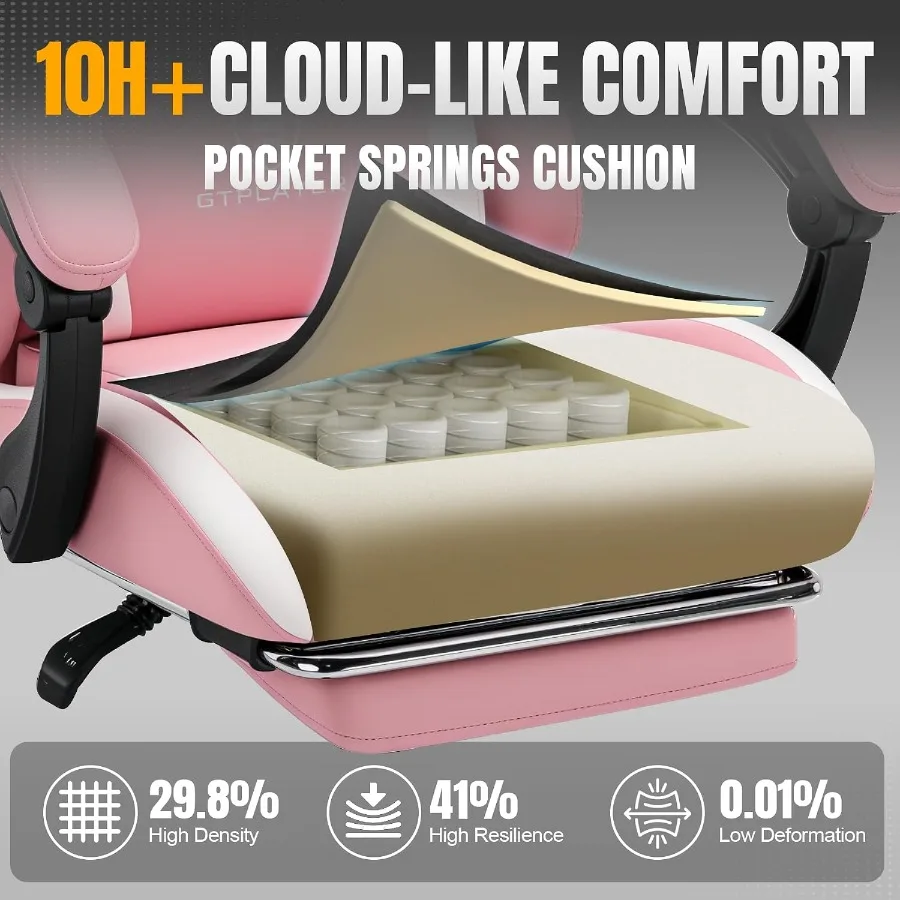 Krzesło do gier z podnóżkiem i – Office Chair Cushion recenzja i cena